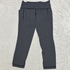 Athleta | size medium | striped 7/8 leggings